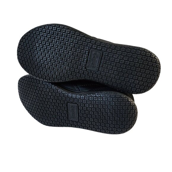 TredSafe Slip Resistant Shoes Mens 9.5 Work Loafers Slip On Black NEW - Picture 10 of 10